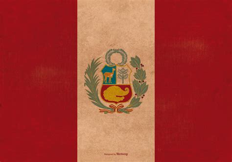 old flag of peru